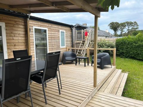 MOBILHOME 4 personnes - 3 Pièces 4 Personnes + Cabane Enfants + TV