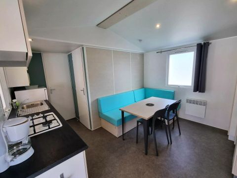 MOBILHOME 6 personnes - ELEGANCE 4 Pièces 6 Personnes + TV + 2 sdb