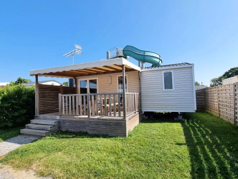 MOBILHOME 6 personnes - ELEGANCE 4 Pièces 6 Personnes + TV + 2 sdb