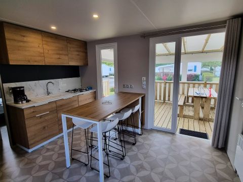 MOBILHOME 6 personnes - ELEGANCE 4 Pièces 6 Personnes + TV + 2 sdb