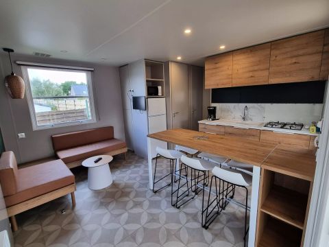 MOBILHOME 6 personnes - ELEGANCE 4 Pièces 6 Personnes + TV + 2 sdb