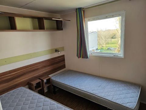 MOBILHOME 4 personnes - Mobil Home Aqua 2ch 4pers Terrasse Semi-Couverte Clim TV