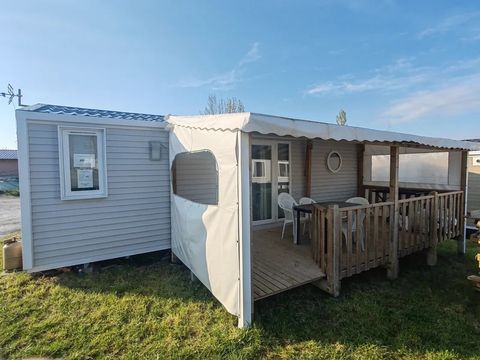 MOBILHOME 4 personnes - Mobil Home Aqua 2ch 4pers Terrasse Semi-Couverte Clim TV