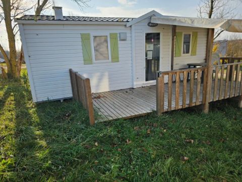 MOBILHOME 4 personnes - Mobil Home Aqua 2ch 4pers Terrasse Semi-Couverte Clim TV