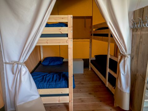 TENTE TOILE ET BOIS 6 personnes - Tentes safari sans sanitaires 6 personnes