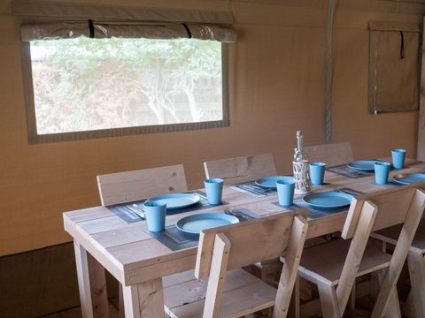 TENTE TOILE ET BOIS 6 personnes - Tentes safari sans sanitaires 6 personnes