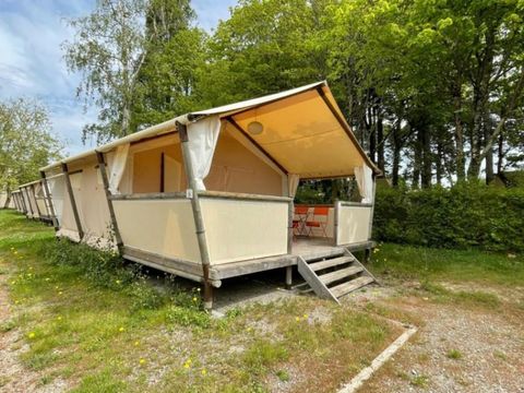 TENTE TOILE ET BOIS 4 personnes - Maasaï