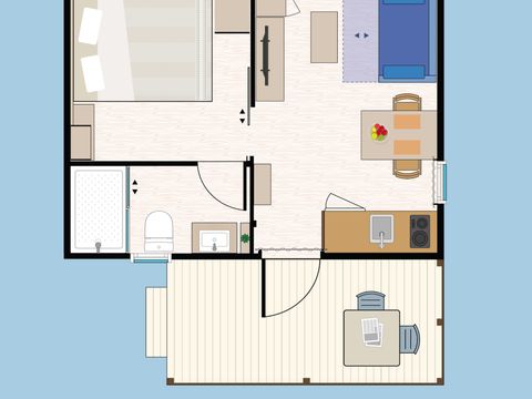 BUNGALOW 2 personnes - Yucatan