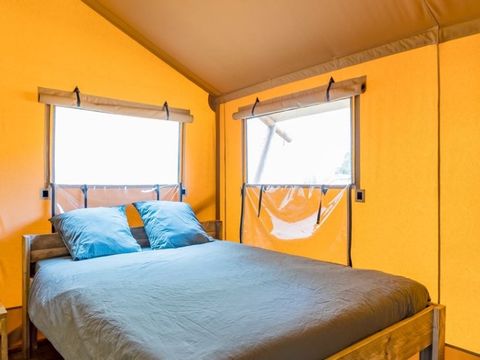 TENTE TOILE ET BOIS 4 personnes - Tente Lodge 5 places PMR