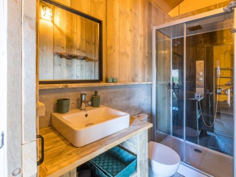 TENTE TOILE ET BOIS 4 personnes - Tente Lodge 5 places PMR