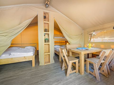TENTE TOILE ET BOIS 5 personnes - Cikat - Safari tent Lodge (5P)
