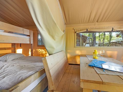 TENTE TOILE ET BOIS 5 personnes - Cikat - Safari tent Lodge (5P)