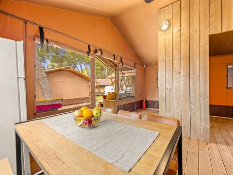 Tente en toile et en bois 5 personnes - Cikat - Safari tent Lodge (6P)