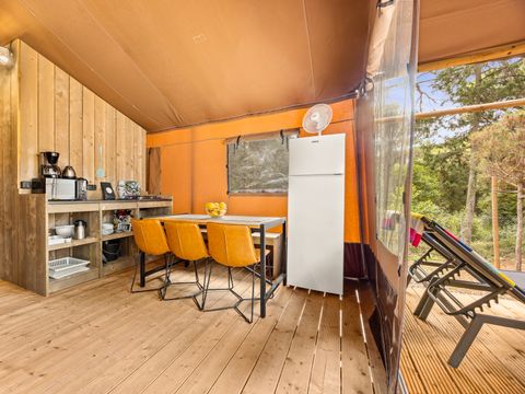 Tente en toile et en bois 5 personnes - Cikat - Safari tent Lodge (6P)