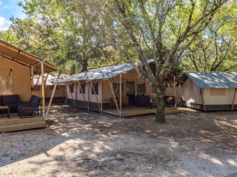 TENTE TOILE ET BOIS 5 personnes - Cikat - Safari tent Lodge (6P)