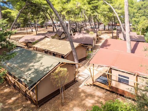 Tente en toile et en bois 5 personnes - Cikat - Safari tent Lodge (6P)