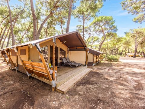 Tente en toile et en bois 5 personnes - Cikat - Safari tent Lodge (6P)