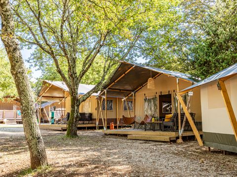 Tente en toile et en bois 5 personnes - Cikat - Safari tent Lodge (6P)