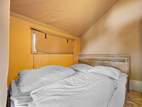 TENTE TOILE ET BOIS 5 personnes - Baska - Tente Safari Confort + climatisation