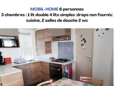 MOBILHOME 6 personnes - Premium 6 personnes - Le Hêtre de Ponthus