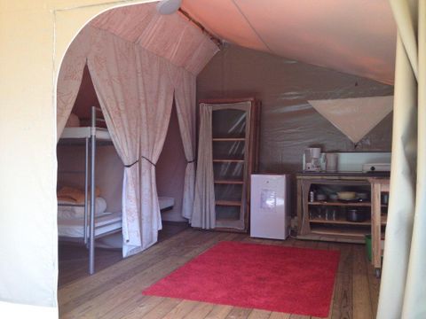 TENTE TOILE ET BOIS 5 personnes - Tente Safari