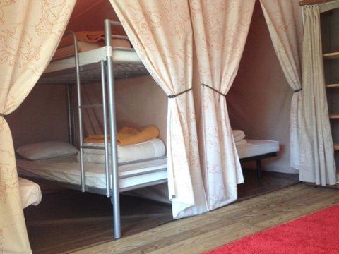 TENTE TOILE ET BOIS 5 personnes - Tente Safari