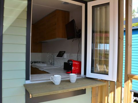 MOBILHOME 4 personnes - Living 3 Pièces 4 Personnes Climatisé + TV