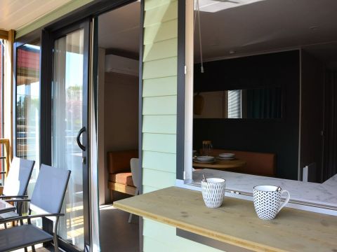 MOBILHOME 4 personnes - Living 3 Pièces 4 Personnes Climatisé + TV