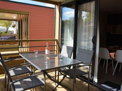 MOBILHOME 4 personnes - Living 3 Pièces 4 Personnes Climatisé + TV