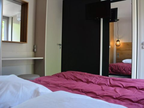 MOBILHOME 4 personnes - Althéa 3 Pièces 4 Personnes Climatisé + TV 2sdb