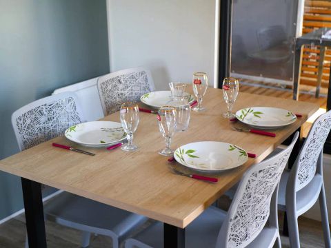 MOBILHOME 6 personnes - Acacia 4 Pièces 6 Personnes Climatisé + TV