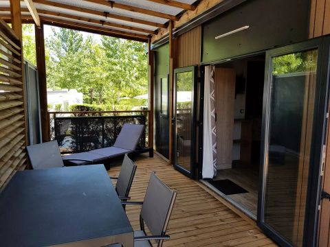 MOBILHOME 4 personnes - Acacia 3 Pièces 4 Personnes Climatisé + TV 2sdb