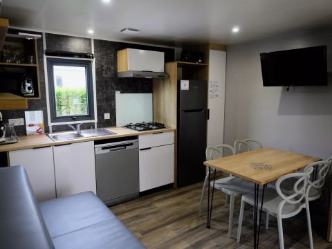 MOBILHOME 4 personnes - Laurier 3 Pièces 4 Personnes Climatisé + TV 2sdb