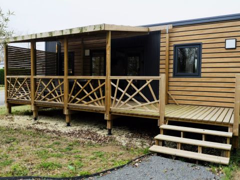 MOBILHOME 4 personnes - Laurier 3 Pièces 4 Personnes Climatisé + TV 2sdb