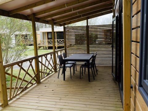 MOBILHOME 4 personnes - Laurier 3 Pièces 4 Personnes Climatisé + TV 2sdb