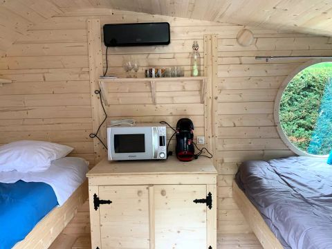 Hébergement 2 personnes - Cabane Hobbit 2 Personnes Sans Sanitaire Climatisée