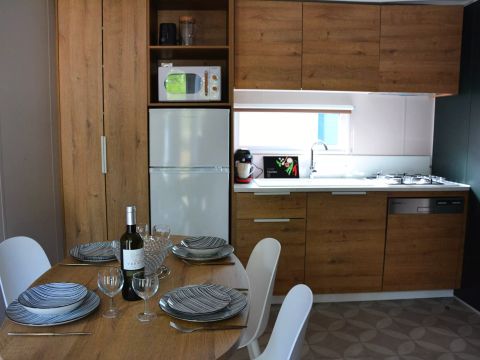 MOBILHOME 2 personnes - Mobil-Home Althéa 2 Pièces 2 Personnes Climatisé + TV