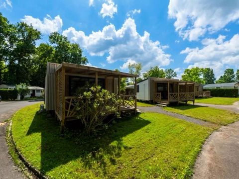MOBILHOME 12 personnes - Le Carré des Tribus 4 mobil-homes 12 Personnes