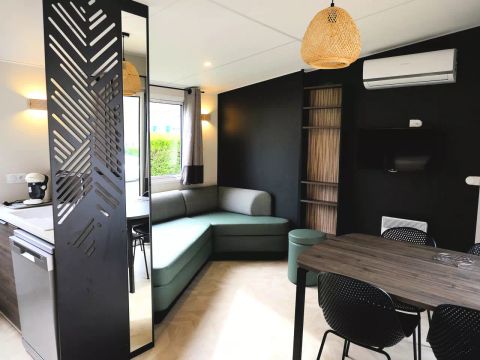 MOBILHOME 12 personnes - Le Carré des Tribus 4 mobil-homes 12 Personnes