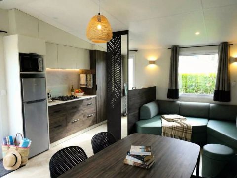 MOBILHOME 12 personnes - Le Carré des Tribus 4 mobil-homes 12 Personnes
