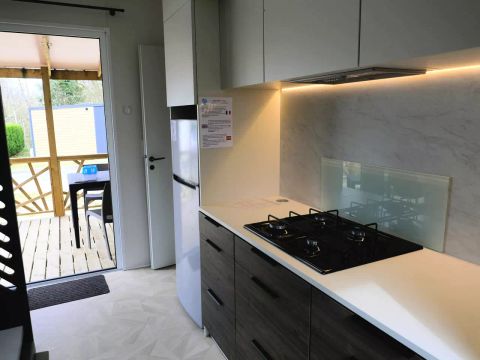 MOBILHOME 12 personnes - Le Carré des Tribus 4 mobil-homes 12 Personnes