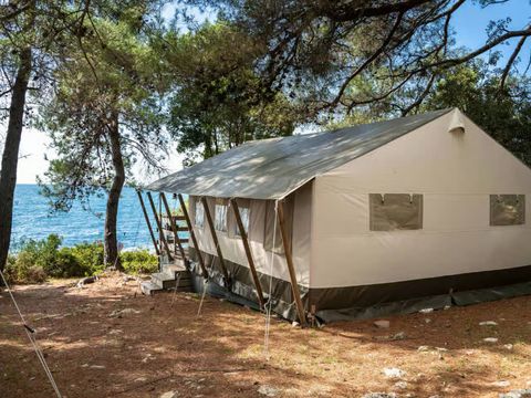 TENTE TOILE ET BOIS 5 personnes - Koversada Camping Resort - Tente Safari de luxe