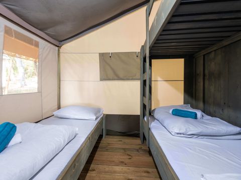 TENTE TOILE ET BOIS 5 personnes - Koversada Camping Resort - Tente Safari de luxe
