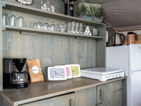 Tente en toile et en bois 5 personnes - Koversada Camping Resort - Tente Safari de luxe