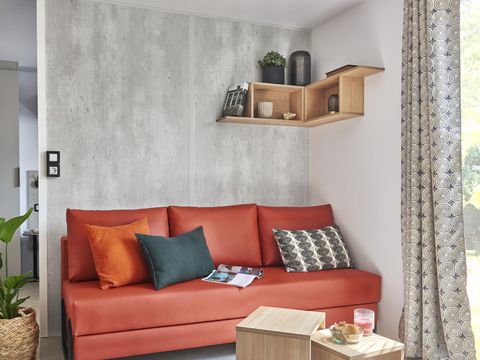 MOBILHOME 6 personnes - LUXE 3 chambres (clim - lave-vaisselle - TV - terrasse couverte 17m² - superficie 34m²)