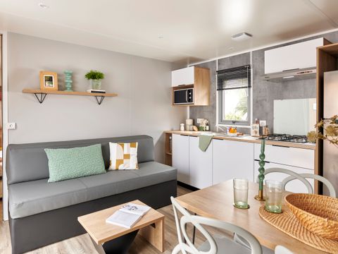 MOBILHOME 6 personnes - Prestige Duo - 2 chambres - 2 salles de bains - 2 WC - CLIM - TV + Lave vaisselle