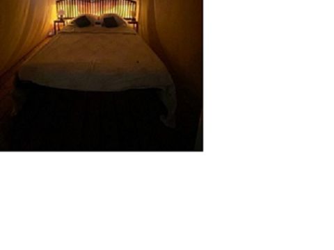 Tente en toile et en bois 5 personnes - Lodge 2ch 5p