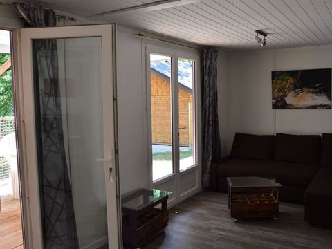 Chalet 4 personnes - Vacances - 2 chambres - 4/6p - 2 personnes supplémentaires possible en supplément contacter le camping