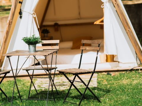 Tente en toile et en bois 2 personnes - KALA TENT