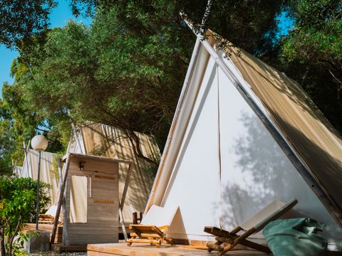 TENTE TOILE ET BOIS 4 personnes - SIROA TENT